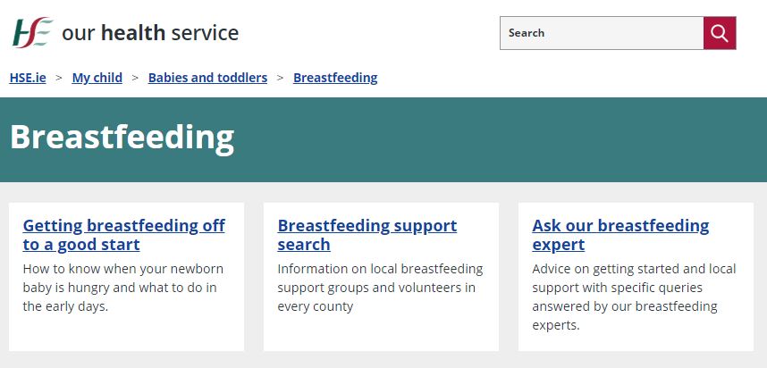 breastfeeding.ie
